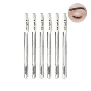 Canetas Gel Cis Trigel Pastel Branca 6 Unidades