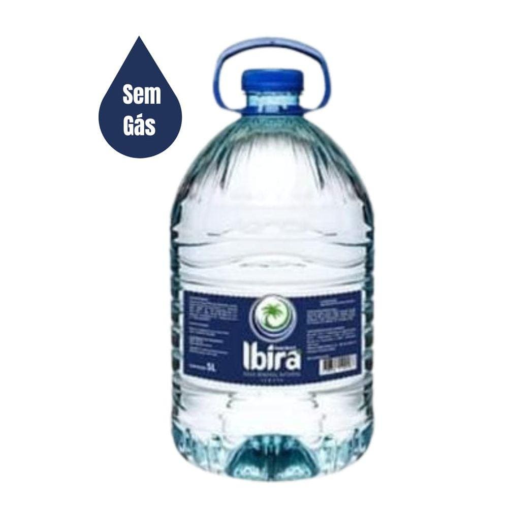 Água Mineral Ibira S/g PH 10,24 Alcalino+Vanádio - Galão 5 Litros