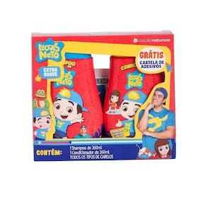 Luccas Neto Todos Os Tipos Shampoo + Condicionador 300ml + Adesivo