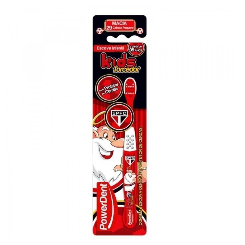 Powerdent São Paulo Escova Dental Macia + Protetor