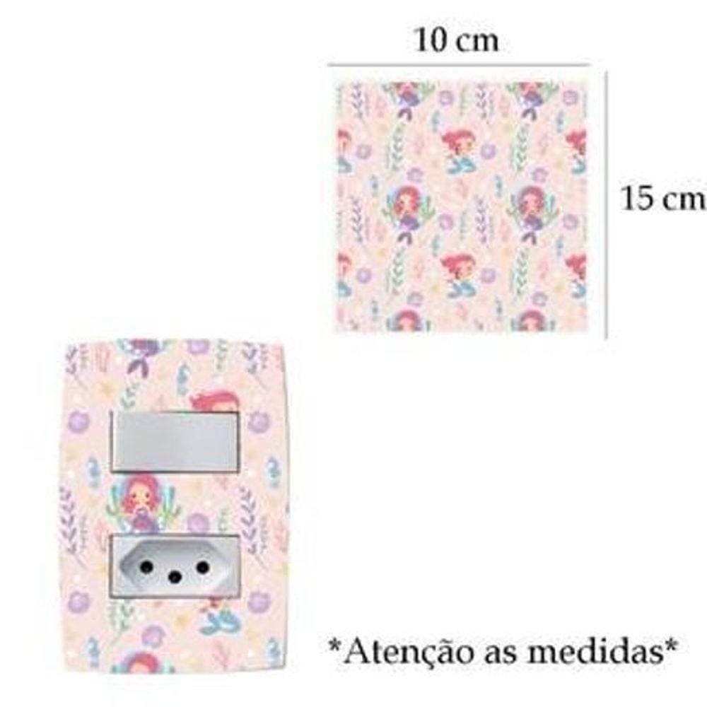 Adesivo De Interruptor Sereia Mod04
