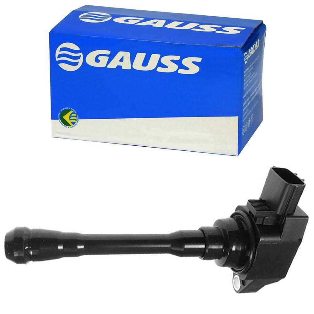 Bobina Ignição Kwid Logan Sandero 1.0 2016 a 2024 Gauss