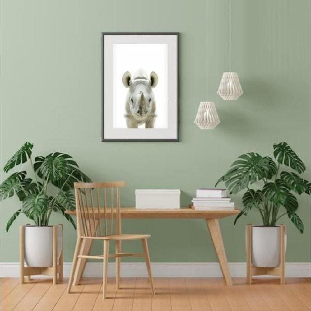Quadro Rinoceronte Baby - 60X48Cm