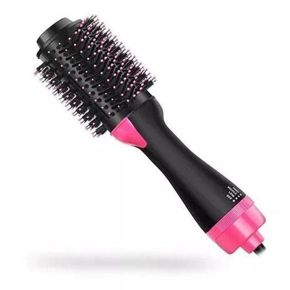 Estilo E Praticidade: Escova Profissional 3 Em 1 Seca Alisa