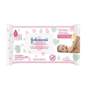Lenços Umedecidos Johnson`s Baby Extra Cuidado 96 Unidades