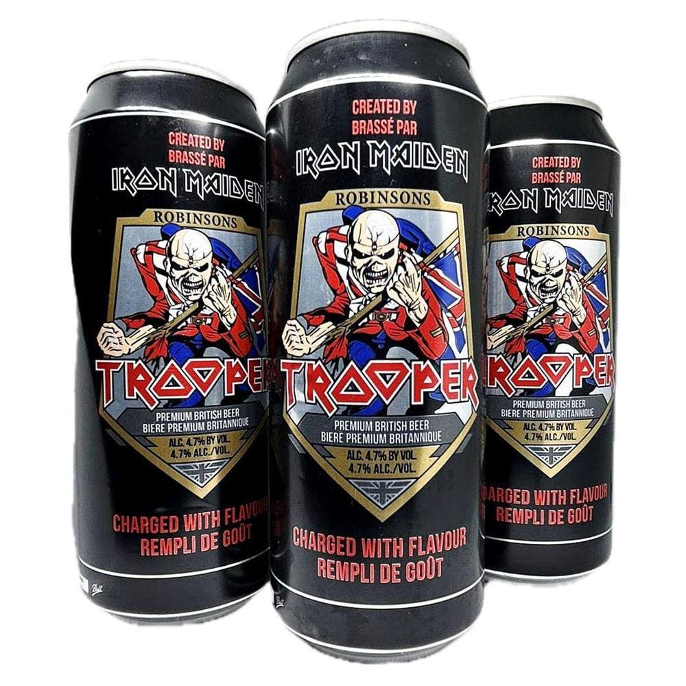 3 Cervejas Trooper Importada 500Ml Iron Maiden  Uk