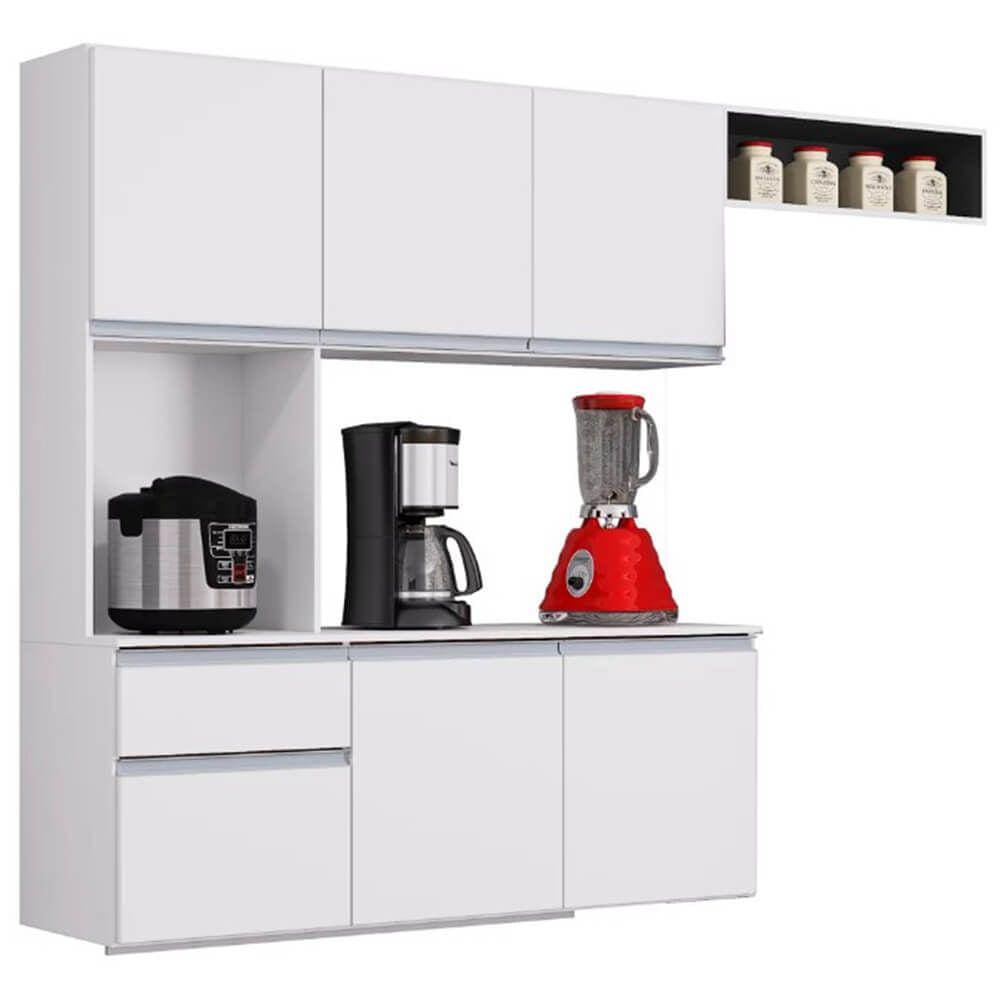 Cozinha Suspensa 6 Portas 1 Gaveta Poquema