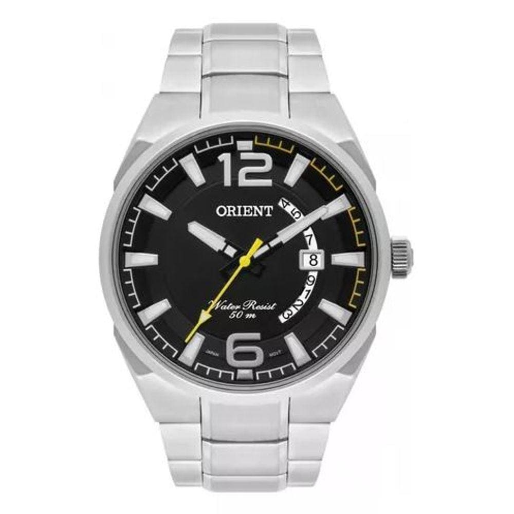 Relógio Orient Masculino Prateado Mbss1336 P2sx