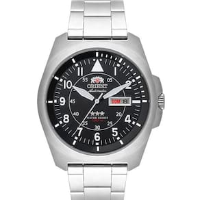 Relógio Orient Masculino Automatico Prata F49ss019 P2sx