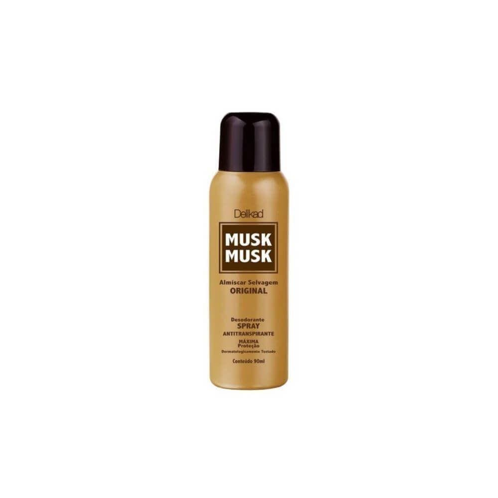 Delikad Musk Desodorante Spray 90ml | Casas Bahia