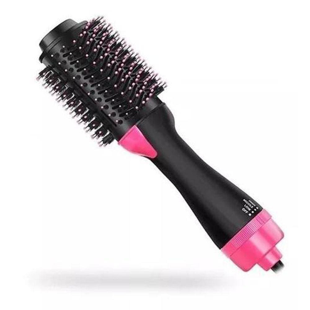 Estilo E Praticidade: Escova Profissional 3 Em 1 Seca Alisa