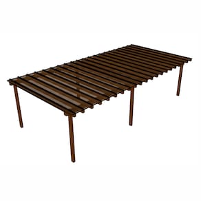 Kit Policarbonato Bronze 4mm 12,00m x 3,00m - Perfis Naturais