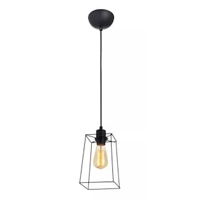 Pendente Avant Aldebaran Aço 1xE-27 Preto Fosco