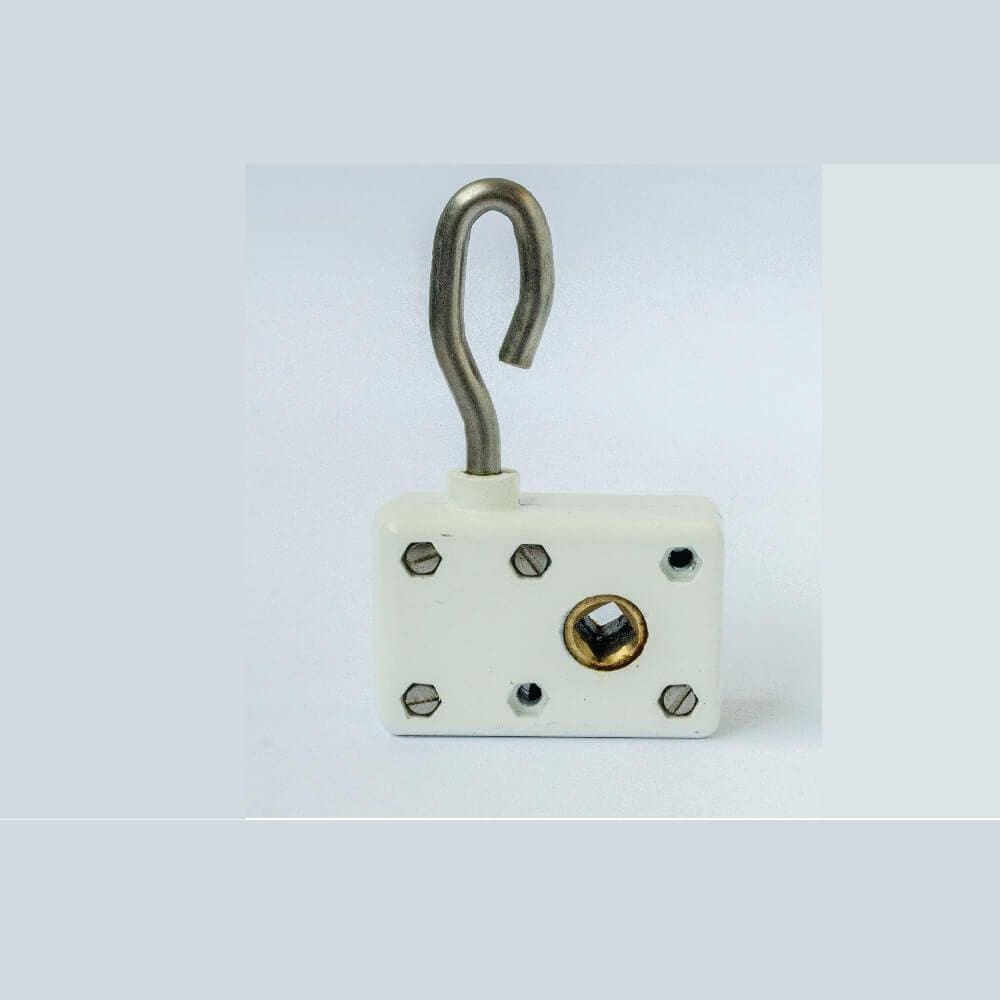 Redutor de manobra em aluminio branco grande - cod 104