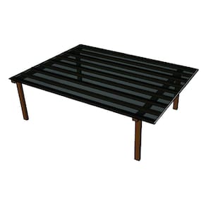 Kit Policarbonato Fume 4mm 4,00m x 6,00m - Perfis Naturais