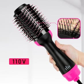 Escova Secador Elétrica 3 In 1 Seca Alisa Modela Tira Frizz