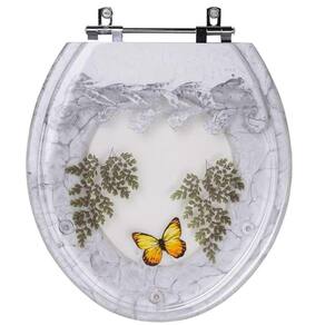 Tampa De Vaso Sanitário Decorado Colonial Branco Para Bacia Hervy