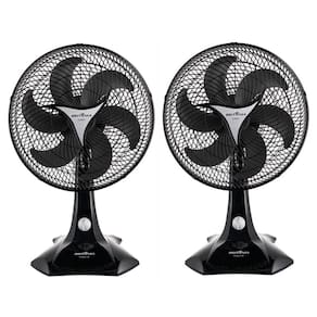 Kit 2 Ventiladores de Mesa Britânia Protect 30 Six 6 Pás 127V