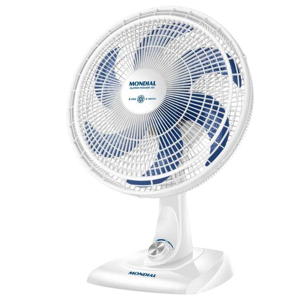 Ventilador De Mesa Turbo Oscilante 40Cm Silencioso Mondial