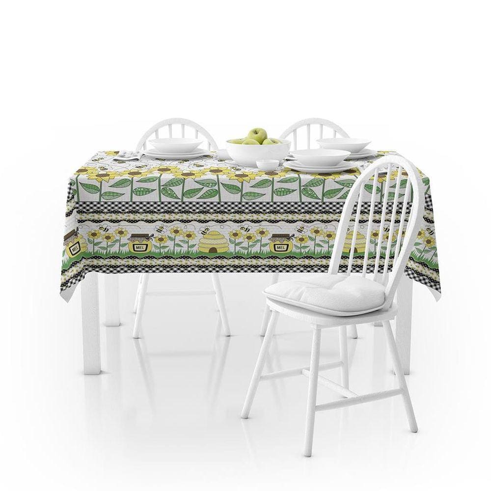 Toalha de Mesa Termica Impermeavel Plástico PVC Estampada 3,00x1,40m Estampa 10