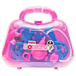 Mini Maleta Médico Rosa Presente Para Menina