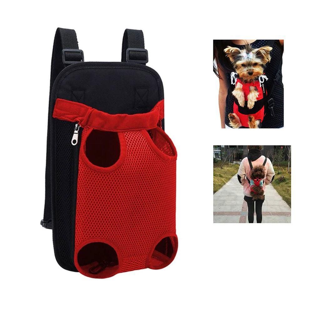 Mochila Canguru Cachorro Cao Gato Pet Animal de Estimaçao Pequeno Porte Bolsa Transporte Seguro Confortavel Caminhada Ar Livre Passeio