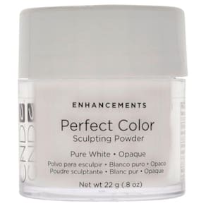 Pó de Escultura de Cor Perfeita Branco Opaco Puro CND 0,8 oz