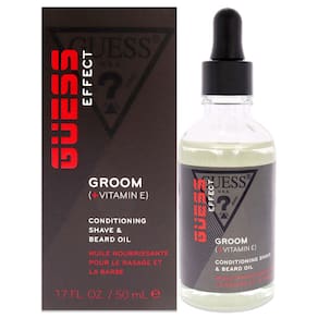 Efeito de efeito de efeito aumento de barbear e óleo de barba por Guess for Men - 1.7 oz Oil