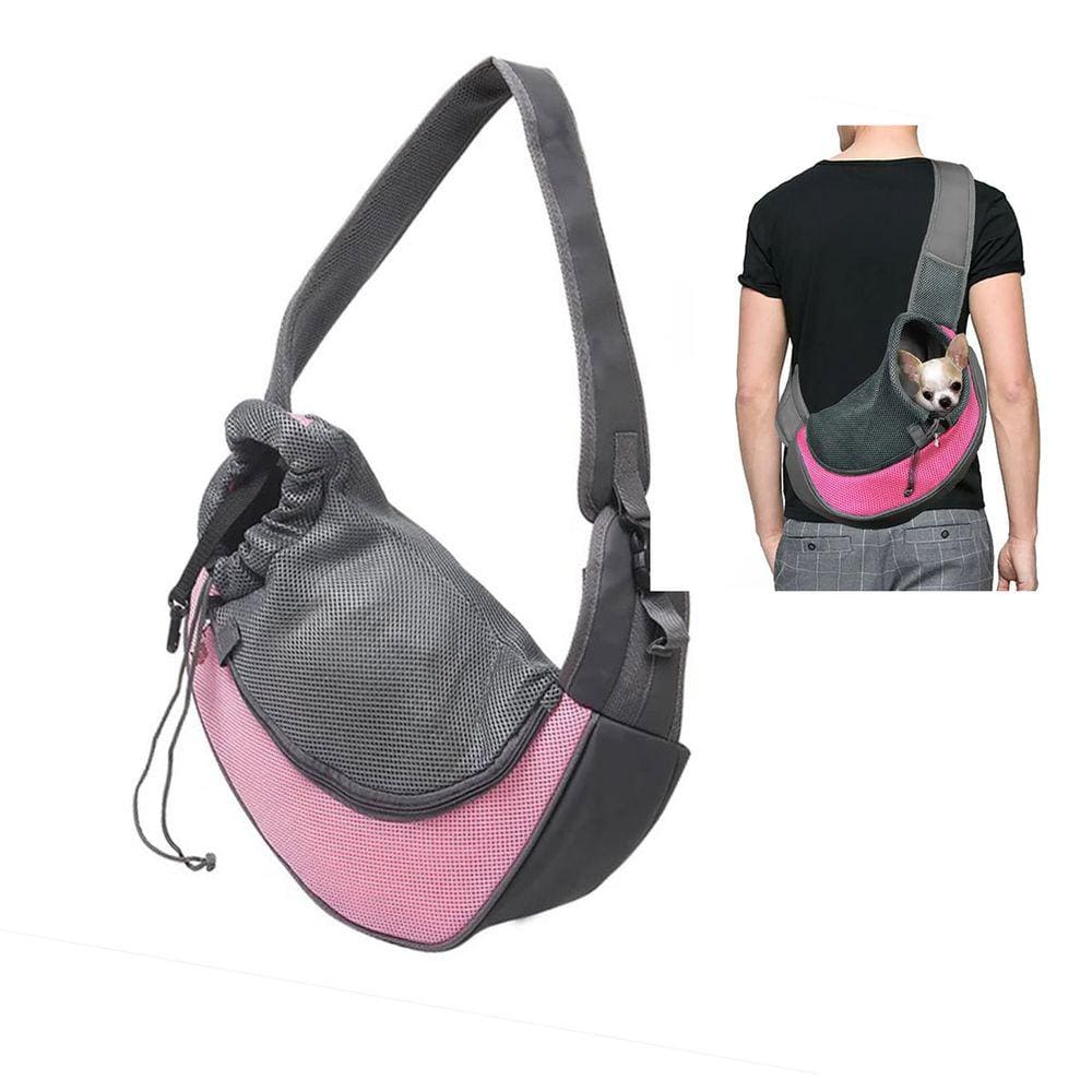 Bolsa Canguru Cao Cachorro Gato Pet Animal de Estimaçao Mochila Carregador Pequeno Porte Ombro Costas