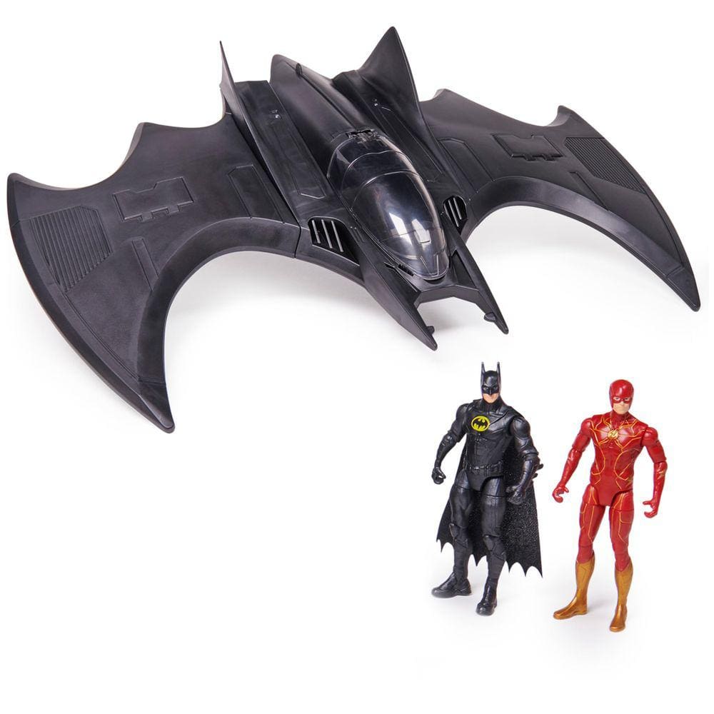 Conjunto de brinquedos DC Comics The Flash Ultimate Batwing com boneco de ação
