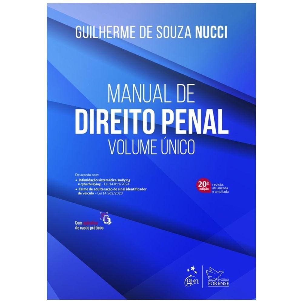 Manual De Direito Penal, Guilherme De Souza Nucci (volume Unico ...