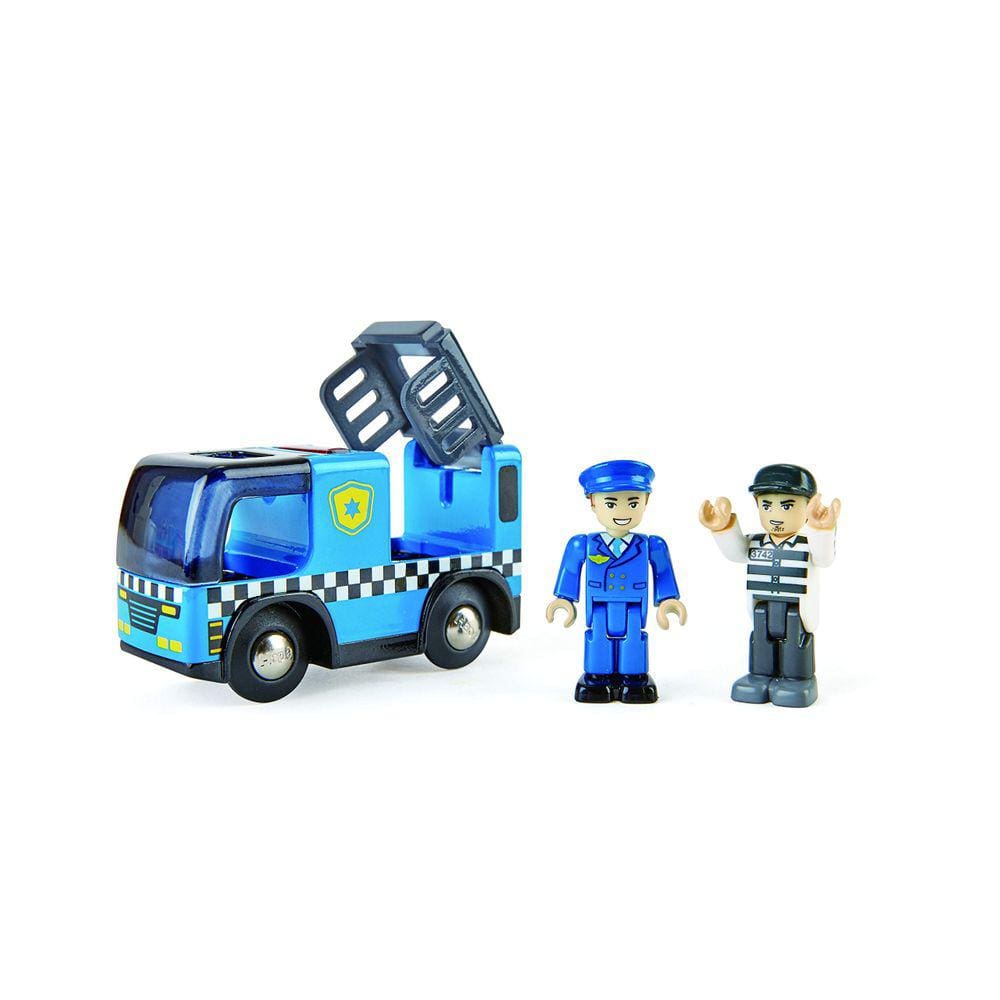 Conjunto de jogos: Hape Police Car com sirene, 3 peças: Cops & Robbers 3Y+
