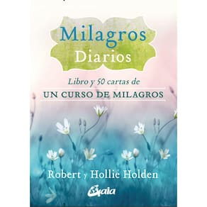 Conjunto de livros e 50 cartas: Daily Miracles Course in Miracles