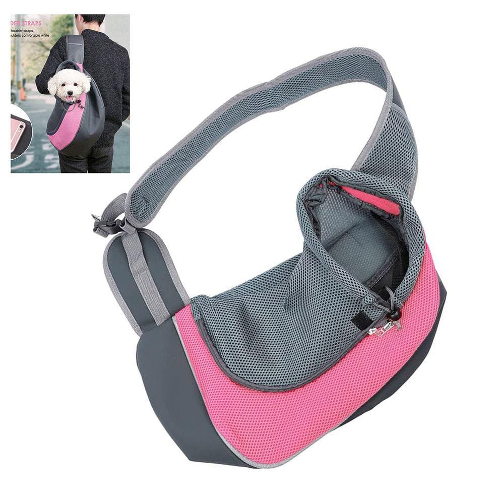 Bolsa Canguru Cachorro Cao Gato Pet Mochila Carregador Animal de Estimaçao Pequeno Porte Ombro Costas