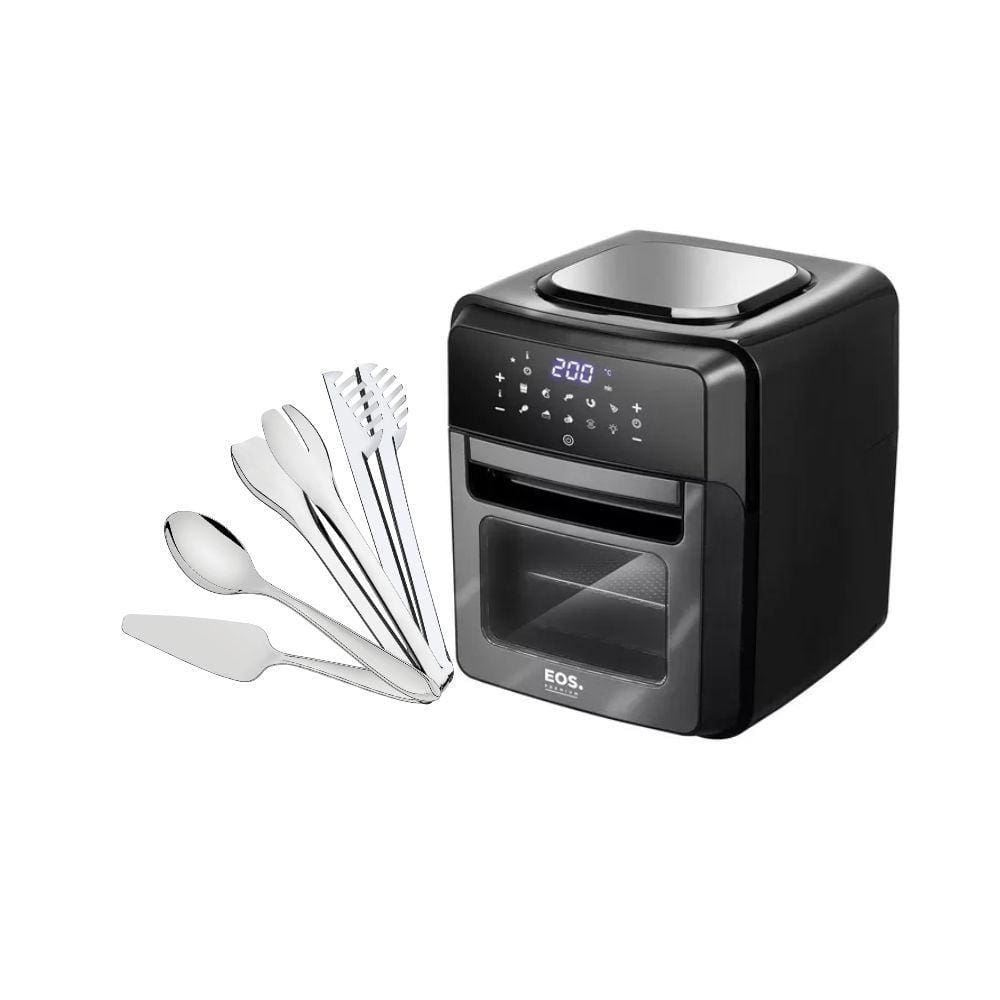 Fritadeira Air Fryer Digital Eaf12t 127v Eos Com Conjunto Self-service Tramontina