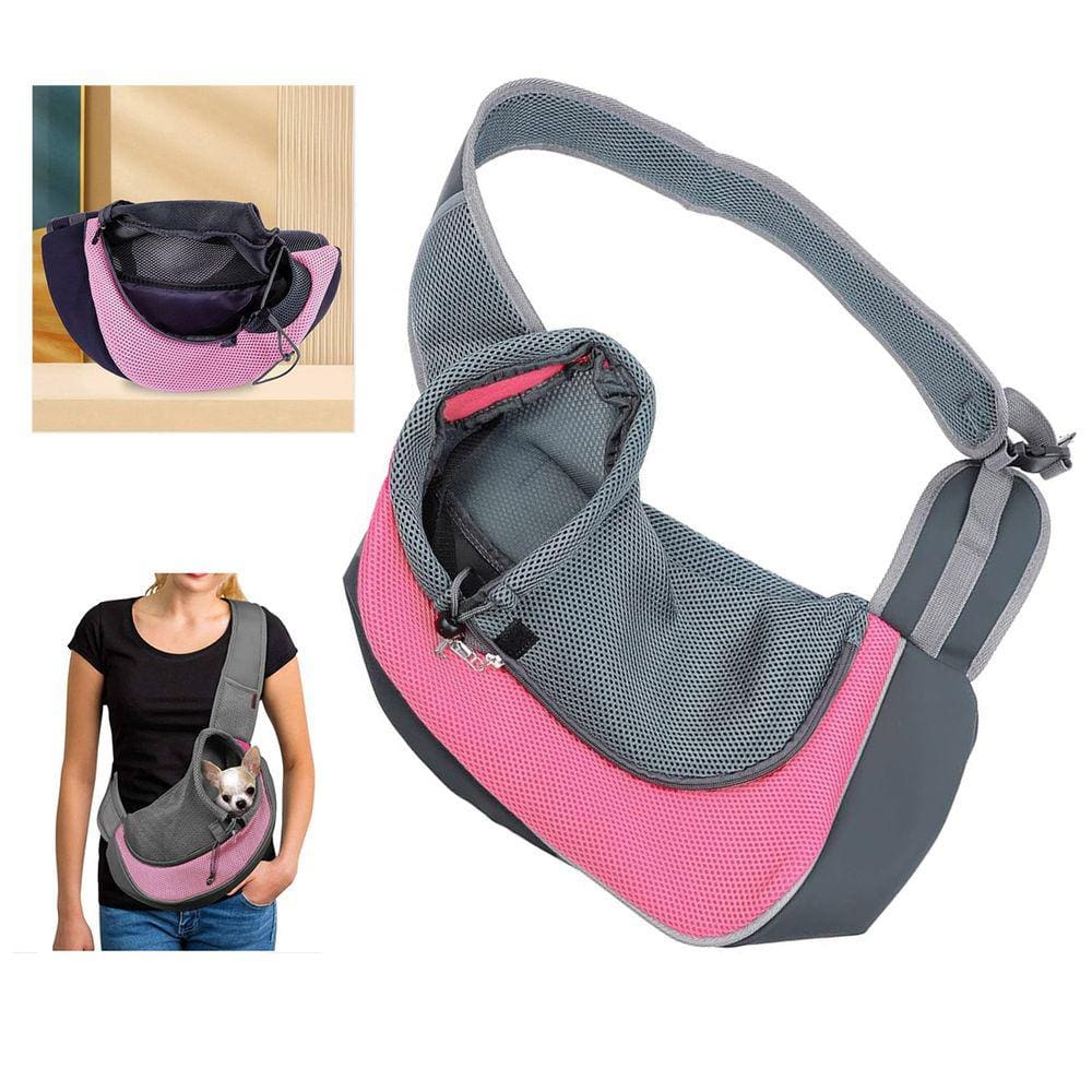 Bolsa Canguru Cachorro Gato Cao Pet Carregador Mochila Transversal Pequeno Porte Animal de Estimaçao