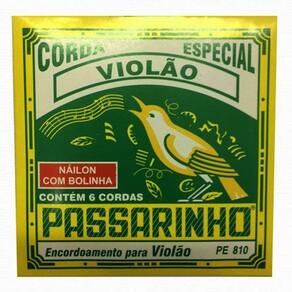 Encordoamento Nylon com Bolinha para Violão - PASSARINHO - PE810