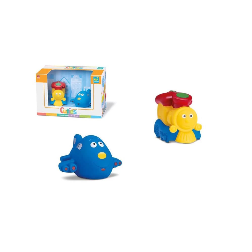 Coleção Cuties Transportes Macios Fofos Divertidos - Cometa