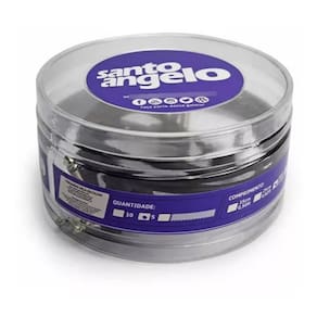 Cabo Pedal 0,20MM Com Conectores P10 Modelo NINJA P - 0,50FT / 0,15M