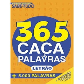 Almanaque Passatempos Sabe-Tudo 365 Caça-Palavras - Letrão