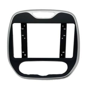 Moldura Fiamon 8/9" Renault Captur 2017 até 2021 Preto Fosco