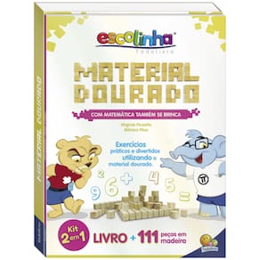 Livro Com Matemática Também se Brinca: Material Dourado