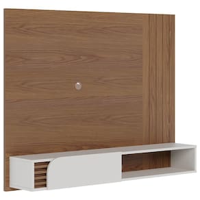 Painel Home Suspenso Tv 60 Polegadas Jurere Amendoa Off White Clb Amendoa Off White