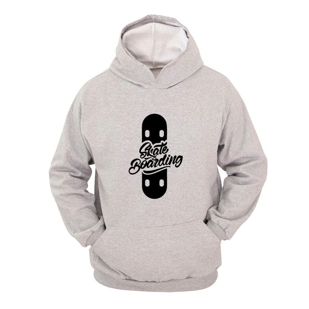 Moletom Masculino Canguru Flanelado Skate Boarding Estampado