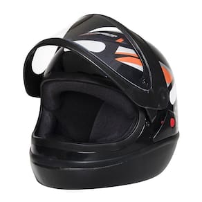 Capacete Taurus San Marino Diablo Preto / Laranja tamanho 58