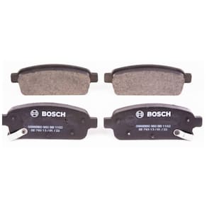 Jogo Pastilha de Freio Traseira Bosch Tracker 2013 á 2016