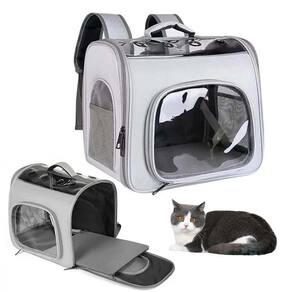 Mochila Transporte Cao Gato Pet Cachorro Animal de Estimaçao Pequeno Porte Alça Ajustavel Ventilado