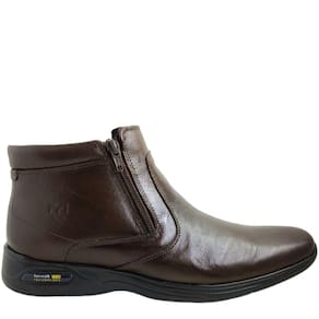 Botina Social Masculina em Couro Confort Ferricelli Ranover Rnv60020