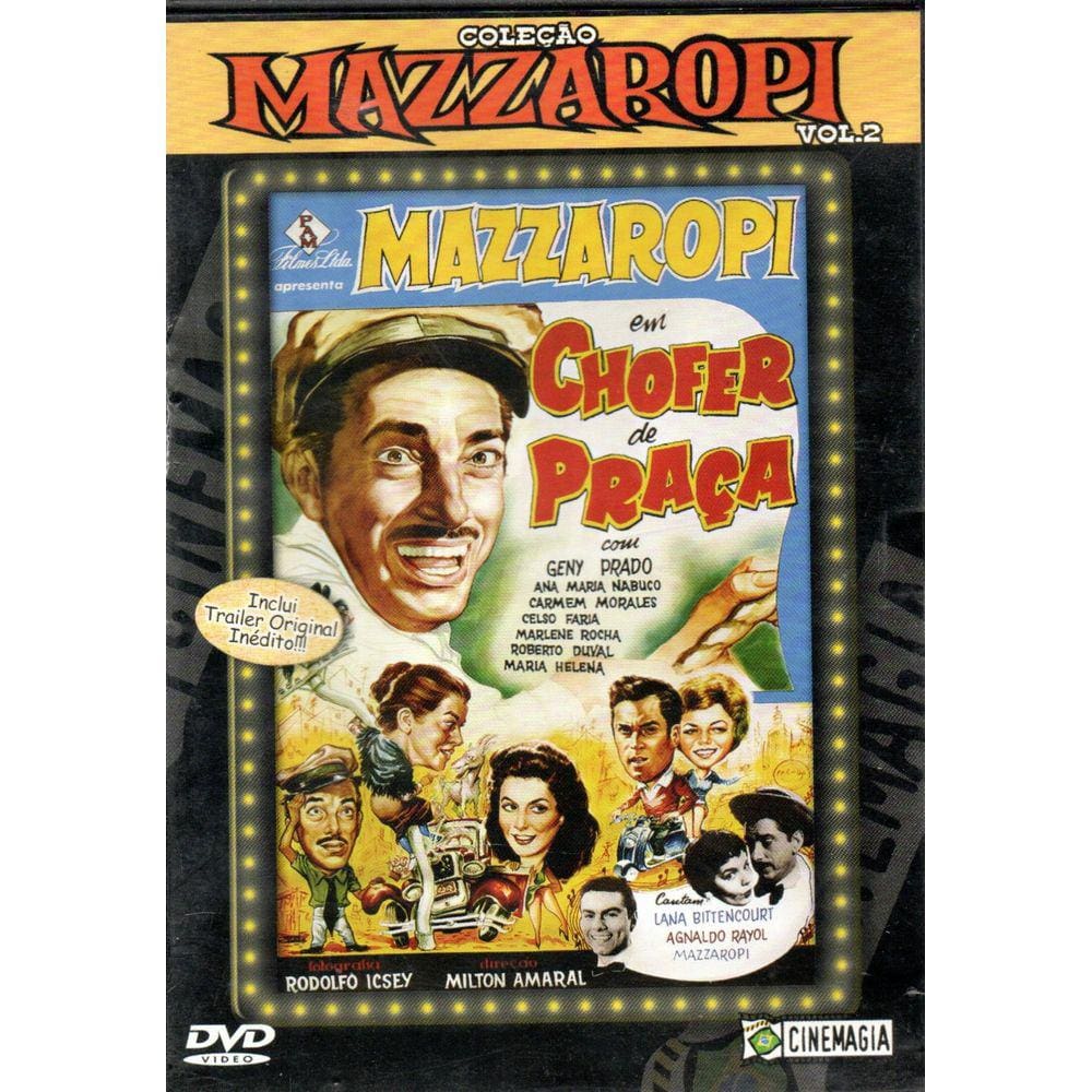 Dvd Coleção Mazzaropi - Chofer De Praça Vol.2