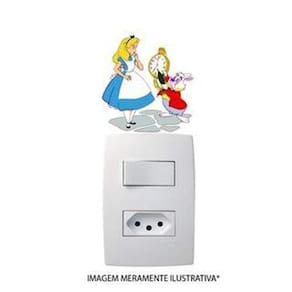 Adesivo De Interruptor Alice No País Das Maravilhas